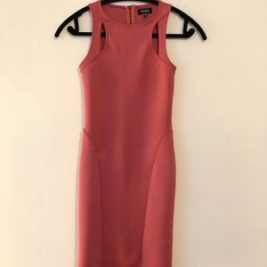 Bershka fuchsia bodycon dress XS